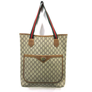 Gucci Plus Sherry Line Tote Bag Beige